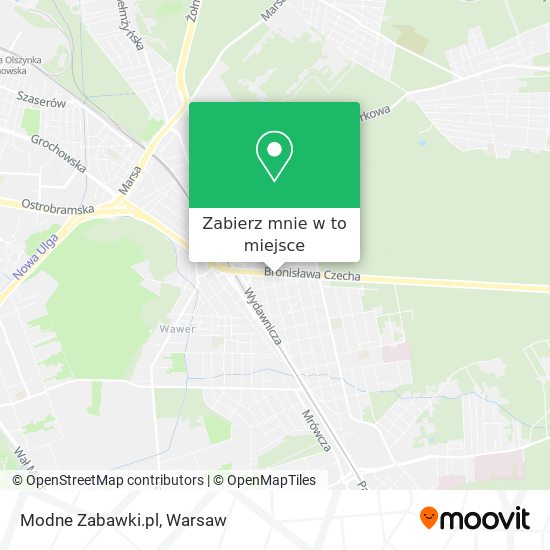 Mapa Modne Zabawki.pl