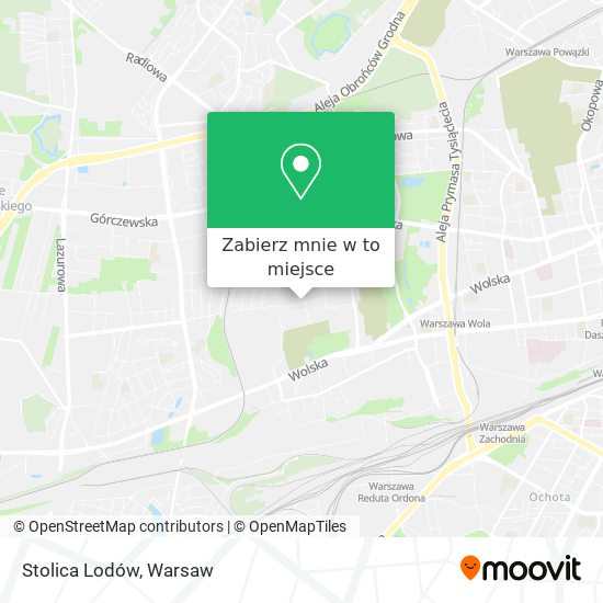 Mapa Stolica Lodów