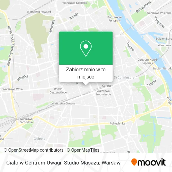 Mapa Ciało w Centrum Uwagi. Studio Masażu