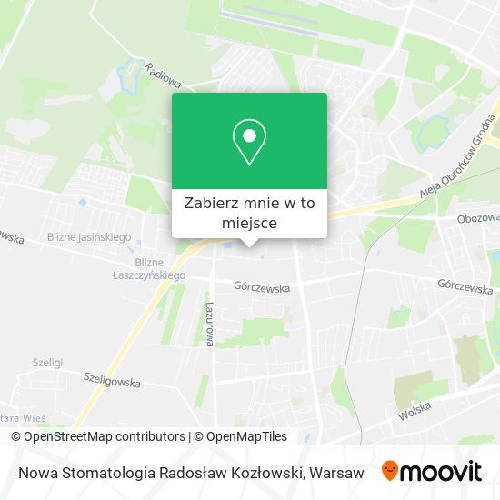 Mapa Nowa Stomatologia Radosław Kozłowski