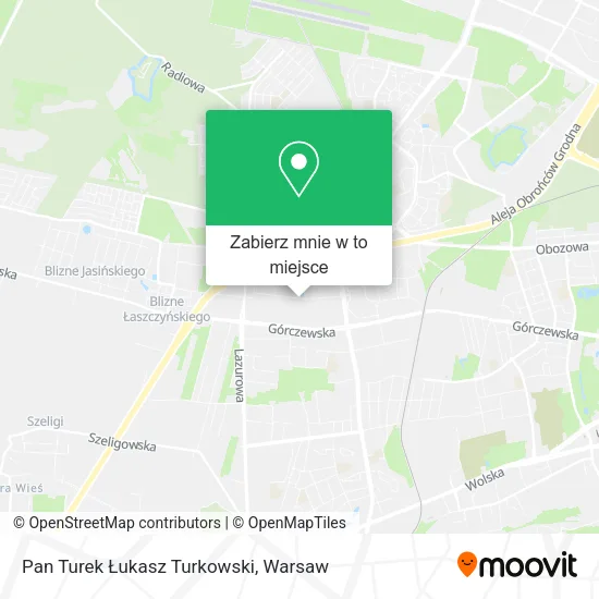 Mapa Pan Turek Łukasz Turkowski