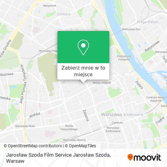 Mapa Jarosław Szoda Film Service Jarosław Szoda