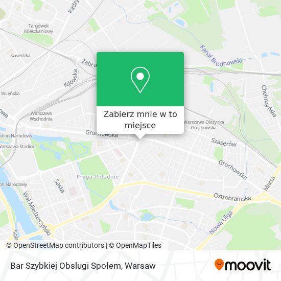 Mapa Bar Szybkiej Obslugi Społem