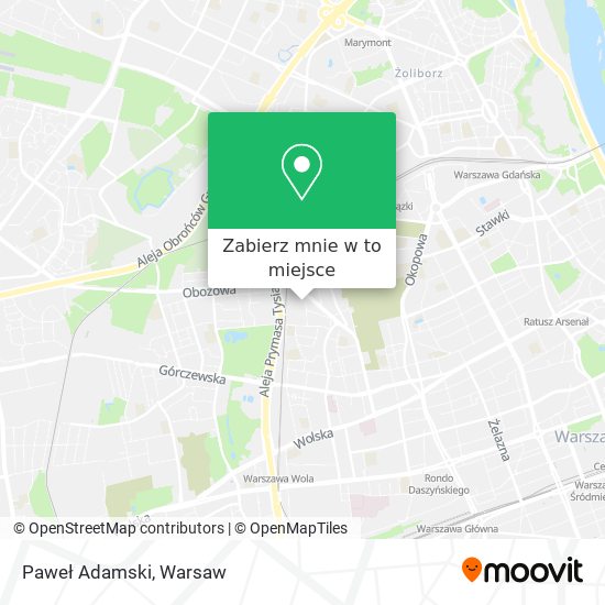 Mapa Paweł Adamski