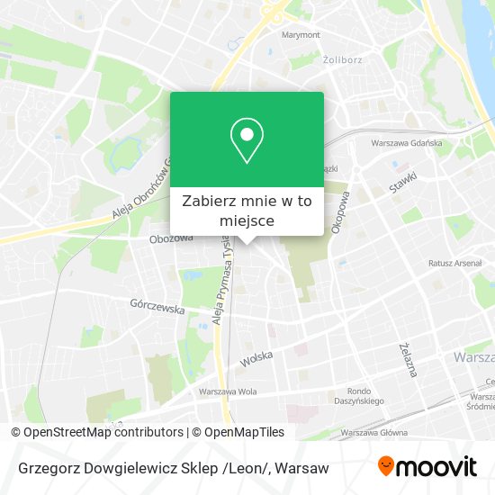 Mapa Grzegorz Dowgielewicz Sklep /Leon/