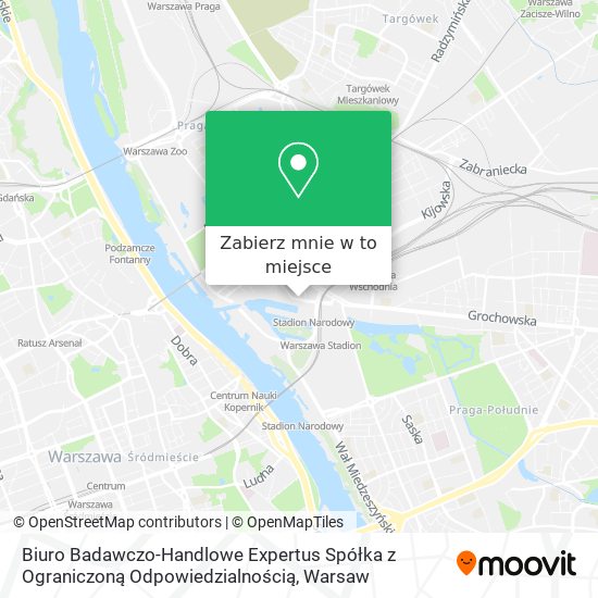 Mapa Biuro Badawczo-Handlowe Expertus Spółka z Ograniczoną Odpowiedzialnością