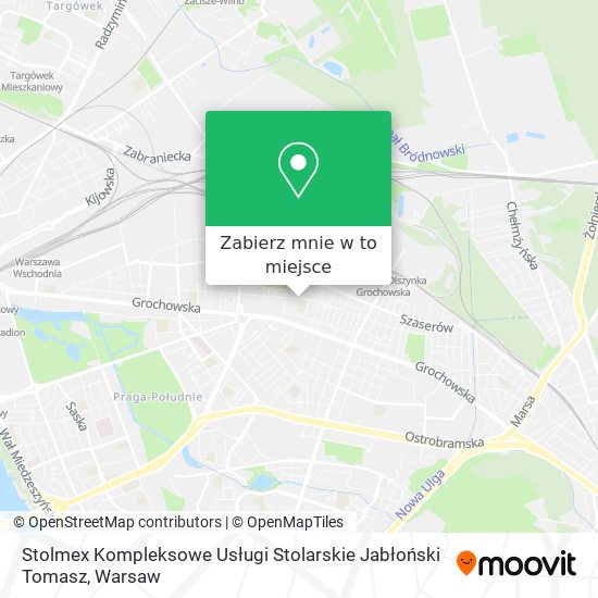 Mapa Stolmex Kompleksowe Usługi Stolarskie Jabłoński Tomasz