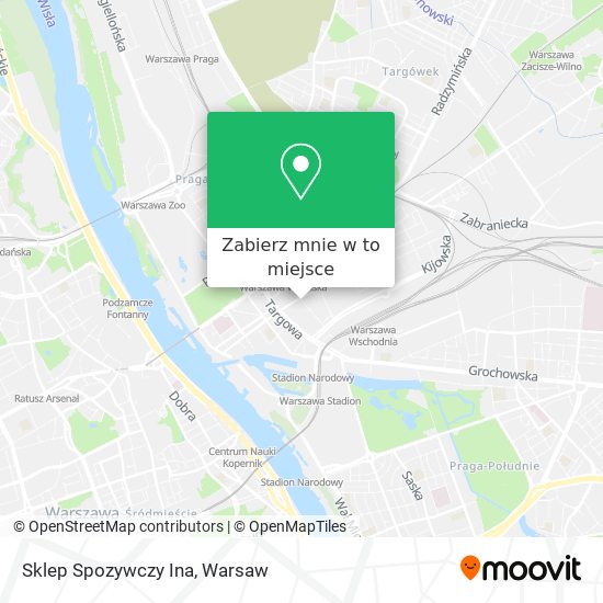 Mapa Sklep Spozywczy Ina