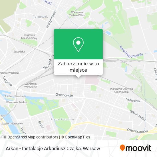 Mapa Arkan - Instalacje Arkadiusz Czajka