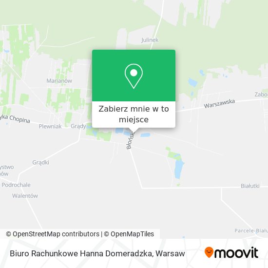 Mapa Biuro Rachunkowe Hanna Domeradzka