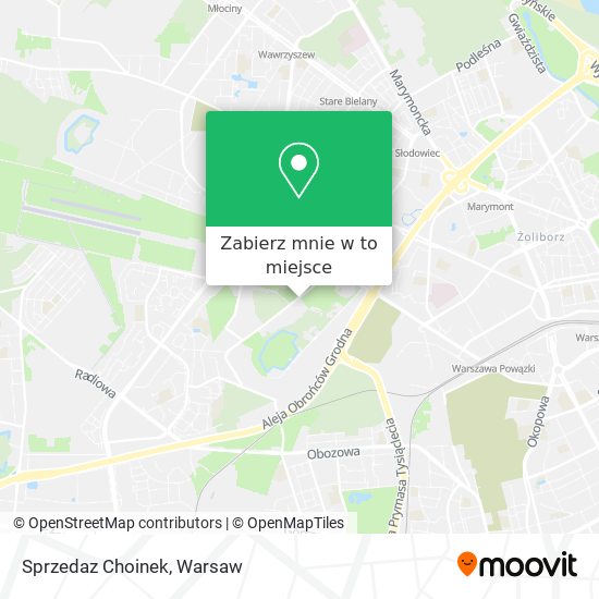 Mapa Sprzedaz Choinek