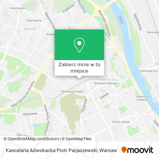 Mapa Kancelaria Adwokacka Piotr Parjaszewski