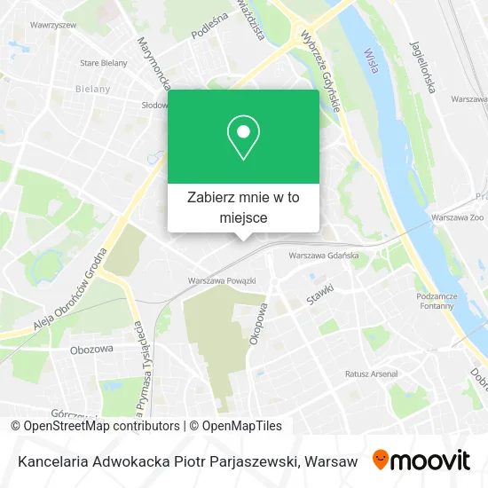 Mapa Kancelaria Adwokacka Piotr Parjaszewski