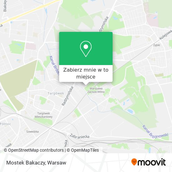 Mapa Mostek Bakaczy