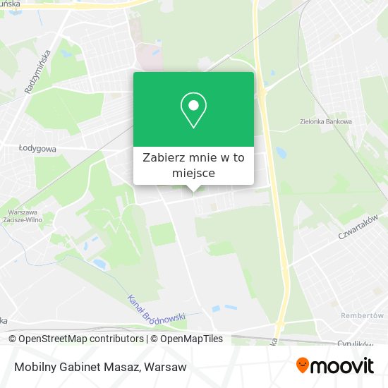 Mapa Mobilny Gabinet Masaz