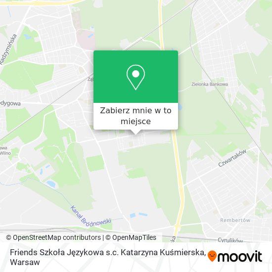 Mapa Friends Szkoła Językowa s.c. Katarzyna Kuśmierska