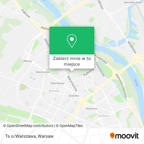 Mapa Ts o/Warszawa