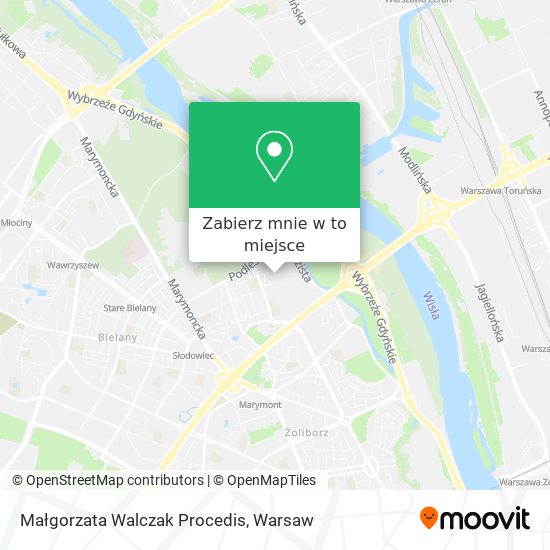 Mapa Małgorzata Walczak Procedis