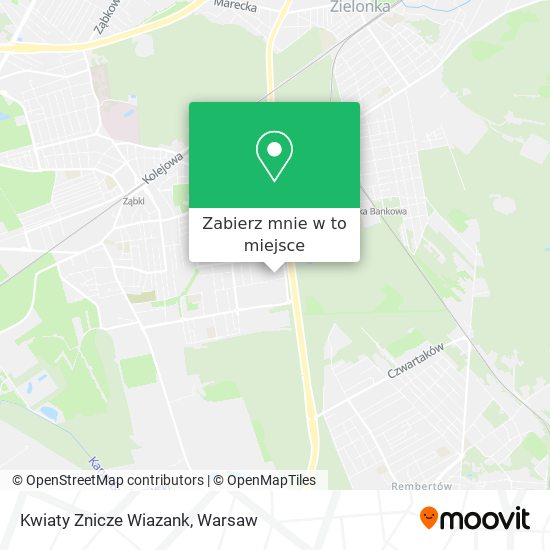 Mapa Kwiaty Znicze Wiazank