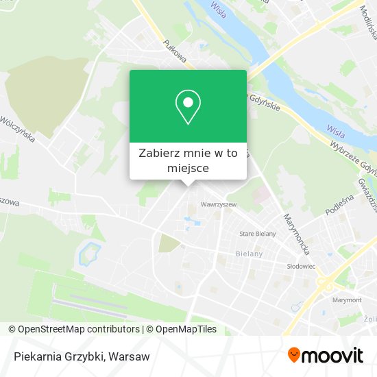 Mapa Piekarnia Grzybki