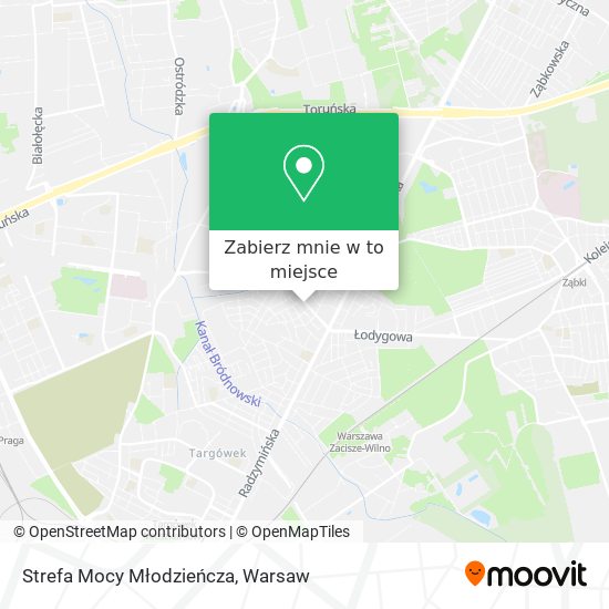 Mapa Strefa Mocy Młodzieńcza