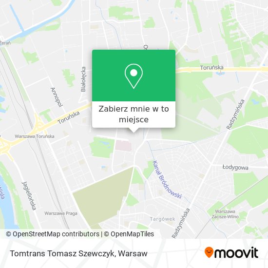 Mapa Tomtrans Tomasz Szewczyk