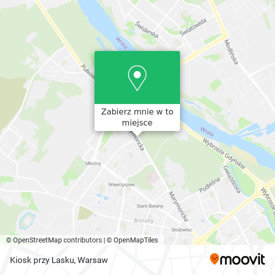 Mapa Kiosk przy Lasku