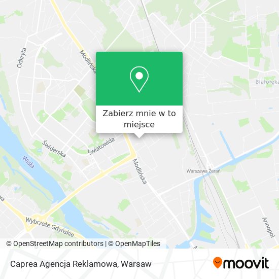 Mapa Caprea Agencja Reklamowa