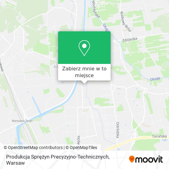 Mapa Produkcja Sprężyn Precyzyjno-Technicznych