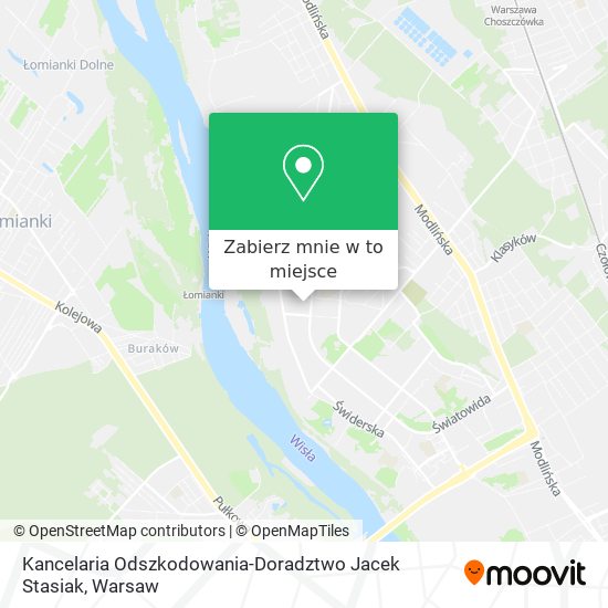 Mapa Kancelaria Odszkodowania-Doradztwo Jacek Stasiak