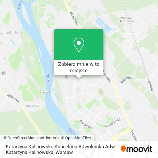 Mapa Katarzyna Kalinowska Kancelaria Adwokacka Adw. Katarzyna Kalinowska