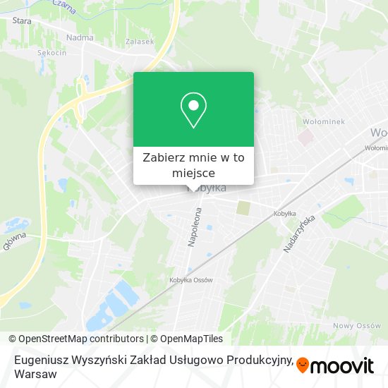 Mapa Eugeniusz Wyszyński Zakład Usługowo Produkcyjny