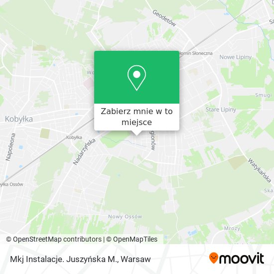 Mapa Mkj Instalacje. Juszyńska M.