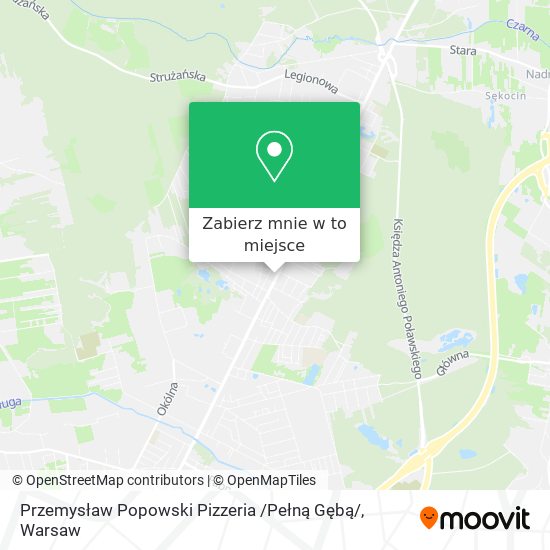 Mapa Przemysław Popowski Pizzeria /Pełną Gębą/