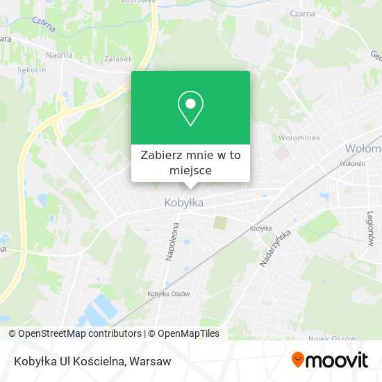 Mapa Kobyłka Ul Kościelna