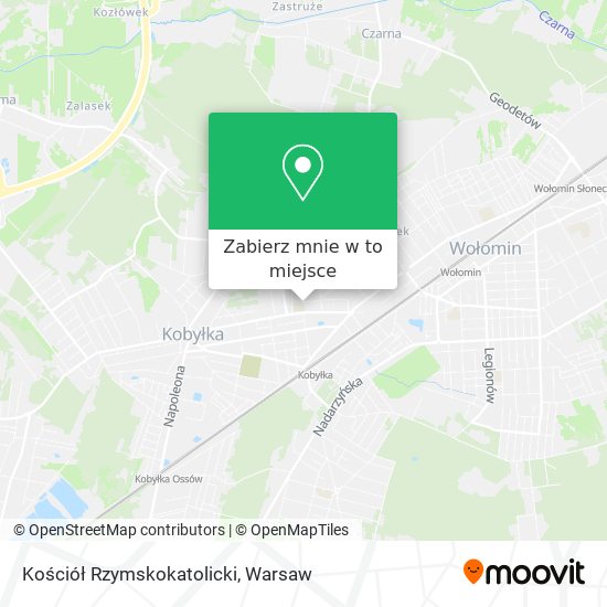 Mapa Kościół Rzymskokatolicki