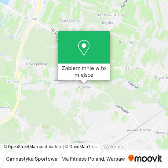 Mapa Gimnastyka Sportowa - Ma Fitness Poland