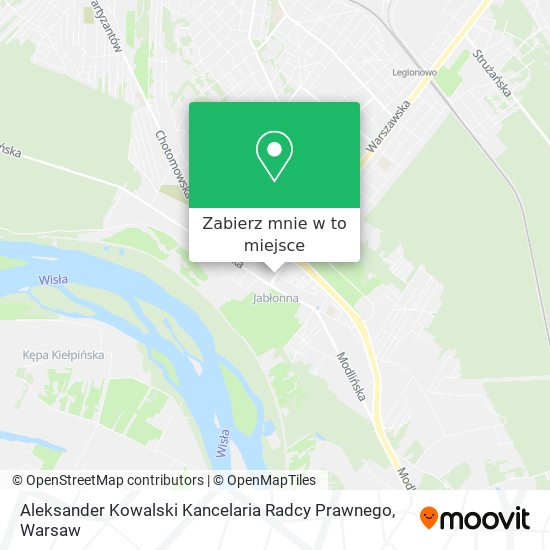 Mapa Aleksander Kowalski Kancelaria Radcy Prawnego