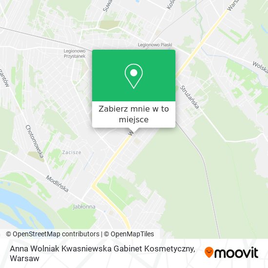 Mapa Anna Wolniak Kwasniewska Gabinet Kosmetyczny