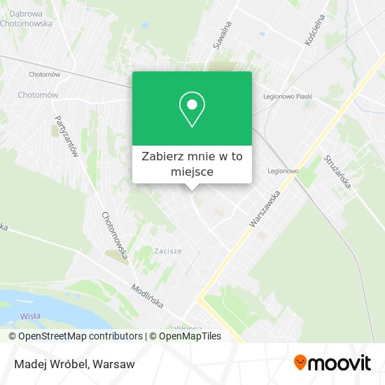 Mapa Madej Wróbel