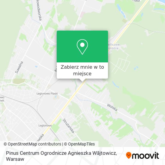 Mapa Pinus Centrum Ogrodnicze Agnieszka Wãjtowicz