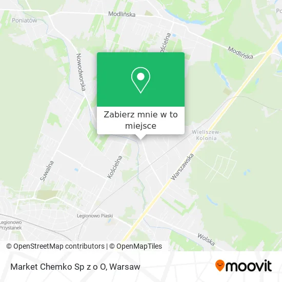 Mapa Market Chemko Sp z o O
