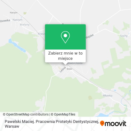 Mapa Pawelski Maciej. Pracownia Protetyki Dentystycznej