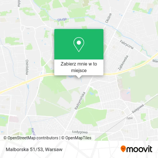 Mapa Malborska 51/53