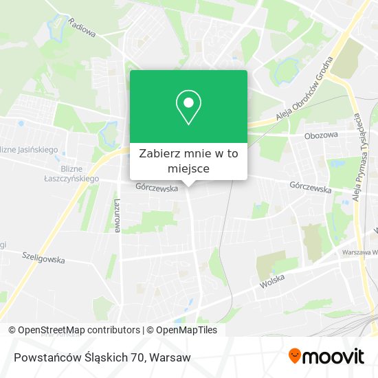 Mapa Powstańców Śląskich 70