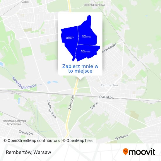 Mapa Rembertów