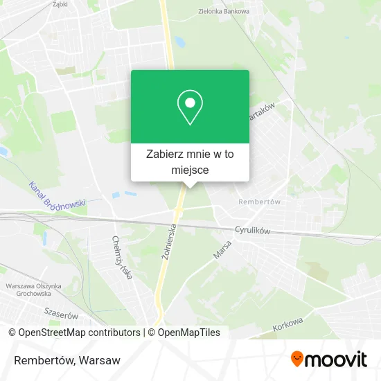Mapa Rembertów