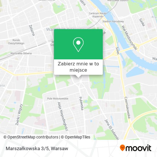 Mapa Marszałkowska 3/5