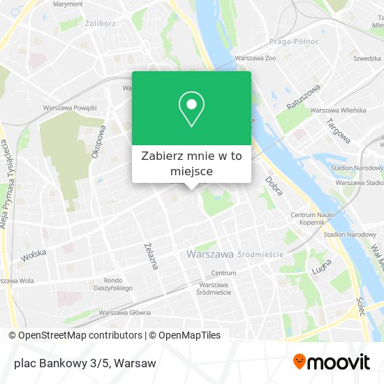 Mapa plac Bankowy 3/5