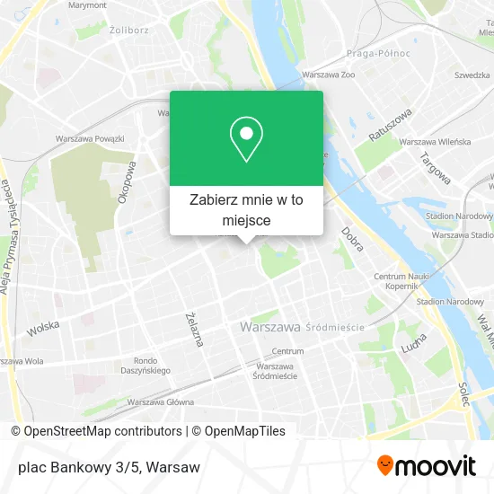 Mapa plac Bankowy 3/5